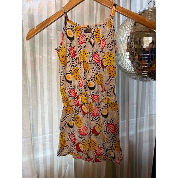 NWOT Catmini Papaya Romper - Picture 3 of 4